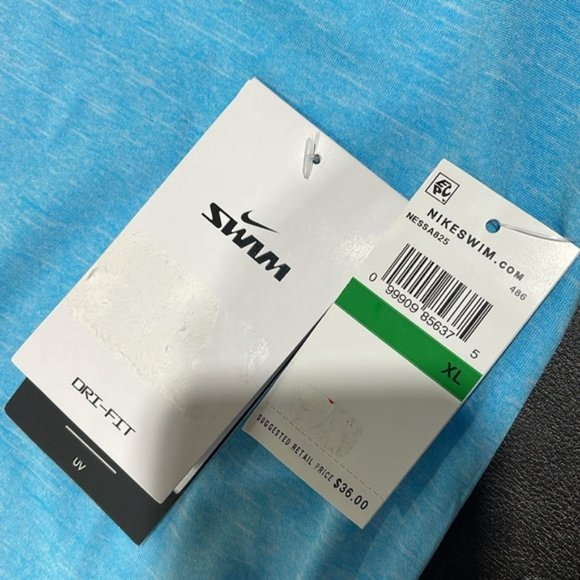 Nike Heather Big Kids Half Sleeve Hydroguard - Picture 9 of 11